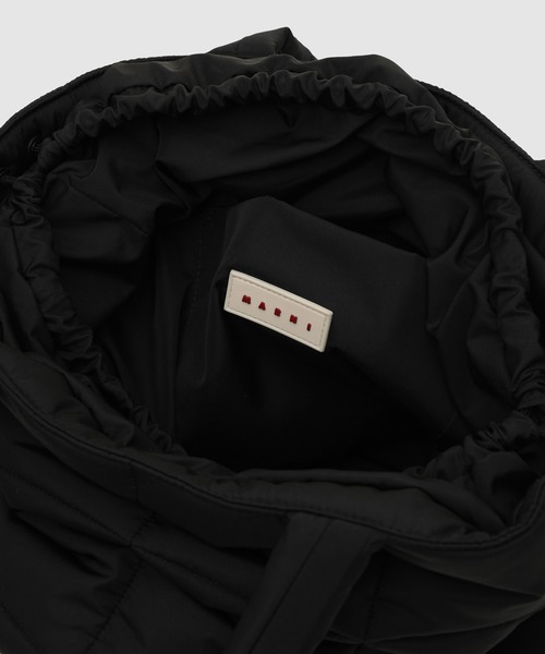 MARNI（マルニ）の「PUFF / トートバッグ（ショルダーバッグ・メンズ・ブラック・ONE SIZE）」の6枚目の写真