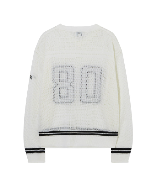 COVERNAT(カバーナット)の「ラグビーメッシュニットホワイト(ニット/セーター・レディース・その他・SMALL/MEDIUM/LARGE/X-LARGE)」の3枚目の写真