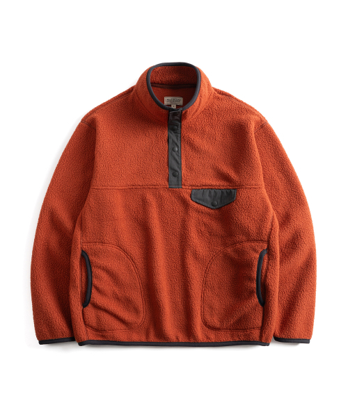 WILD BRICKS(ワイルドブリックス)の「W24 FLEECE PULLOVER (orange)(その他アウター・メンズ・その他・MEDIUM/LARGE/X-LARGE)」の1枚目の写真