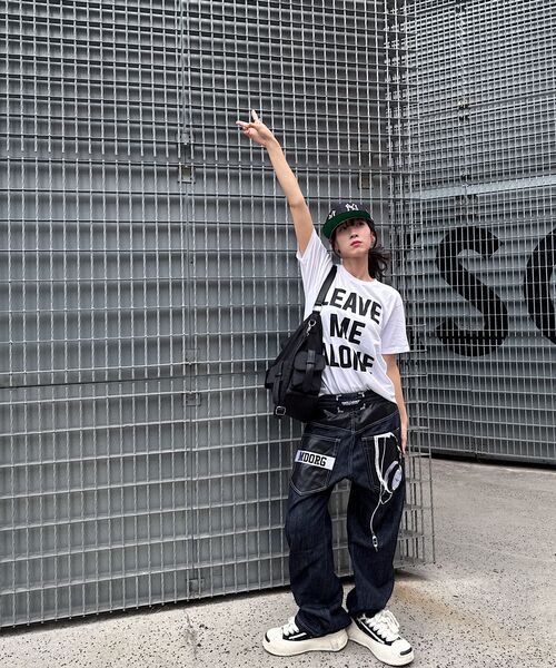 LADY VOLUME(レディーボリューム)の「リブミアロンTシャツ (ホワイト)(Tシャツ/カットソー・レディース・その他・FREE)」の6枚目の写真