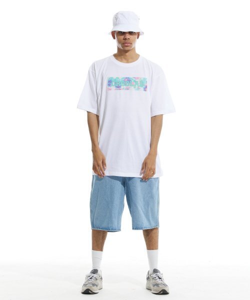 CREAM SODA LAB（クリームソーダラボ）の「クリームソーダラップタイダイボックス半袖Tシャツホワイトマルチ（Tシャツ/カットソー・メンズ・その他・LARGE/MEDIUM/X-LARGE/XX-LARGE）」の5枚目の写真