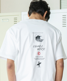 ウェイクボード 半袖Tシャツ(ホワイト)