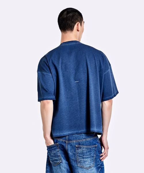 51%（フィフティーワンパーセント）の「オーバーサイズデニムパンツ - ディープブルー（デニムパンツ・メンズ・その他・LARGE/SMALL/MEDIUM）」の6枚目の写真