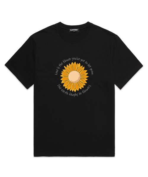 VANNWORKS（バンワークス）の「SUMFLOWER オーバーサイズ 半袖Tシャツ (VS0059) ブラック（Tシャツ/カットソー・レディース・その他・LARGE/MEDIUM/SMALL/X-LARGE/XX-LARGE）」の6枚目の写真