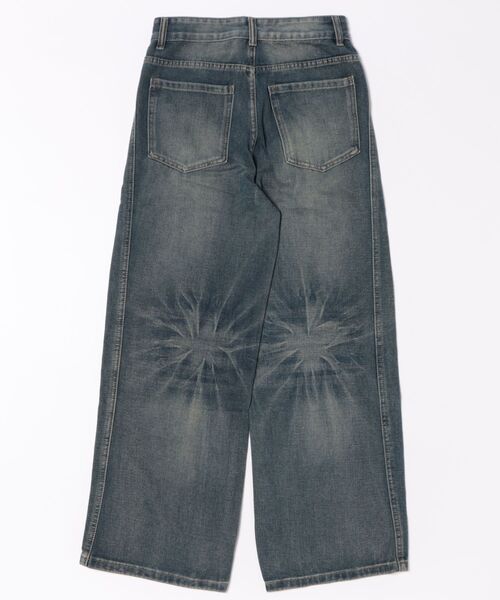 aimoha(アイモハ)の「VINTAGE WASHED CURVED DENIM(デニムパンツ・メンズ・ライトブルー/ブルー・X-LARGE/MEDIUM/SMALL/LARGE)」の11枚目の写真
