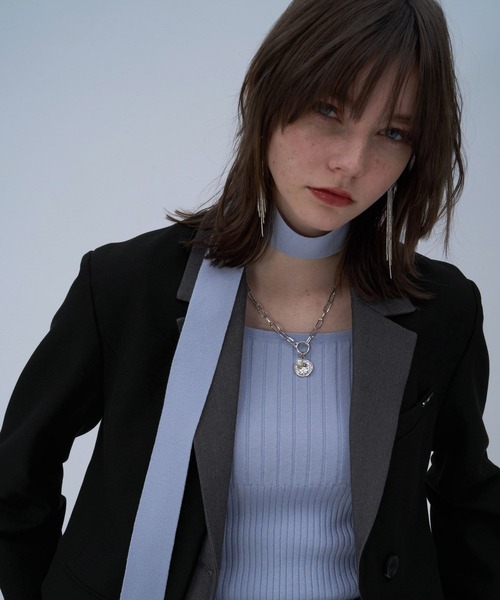 HARE（ハレ）の「ハイショクミドルジャケット(HARE)（テーラードジャケット・レディース・ブラック/カーキ・FREE）」の12枚目の写真