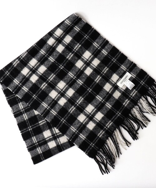 NOLLEY’S(ノーリーズ)の「ベビーウールマフラー35(マフラー・メンズ・ホワイト系その他2/ブラック系その他/グレー系その他/ブルー系その他・FREE)」の1枚目の写真