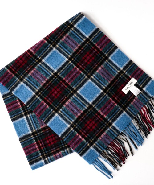 NOLLEY’S(ノーリーズ)の「ベビーウールマフラー35(マフラー・メンズ・ホワイト系その他2/ブラック系その他/グレー系その他/ブルー系その他・FREE)」の4枚目の写真