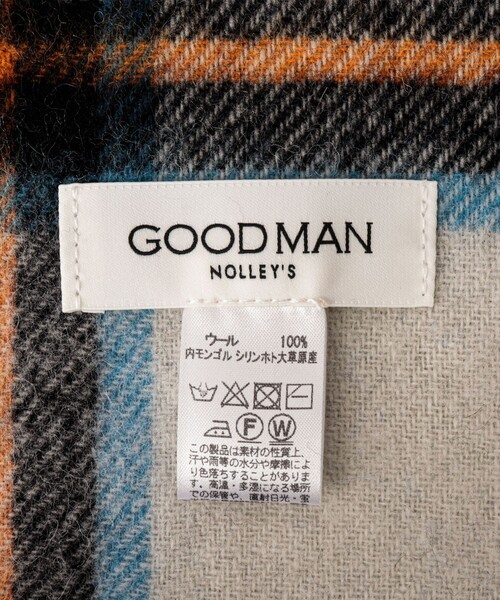 NOLLEY’S(ノーリーズ)の「ベビーウールマフラー35(マフラー・メンズ・ホワイト系その他2/ブラック系その他/グレー系その他/ブルー系その他・FREE)」の6枚目の写真