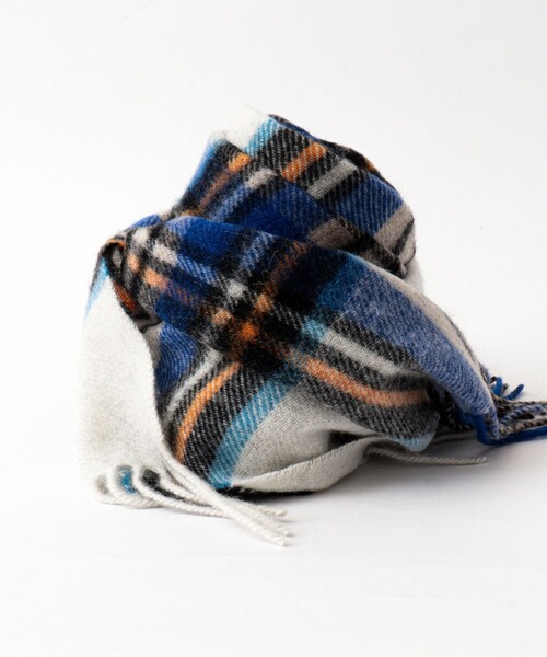 NOLLEY’S(ノーリーズ)の「ベビーウールマフラー35(マフラー・メンズ・ホワイト系その他2/ブラック系その他/グレー系その他/ブルー系その他・FREE)」の12枚目の写真