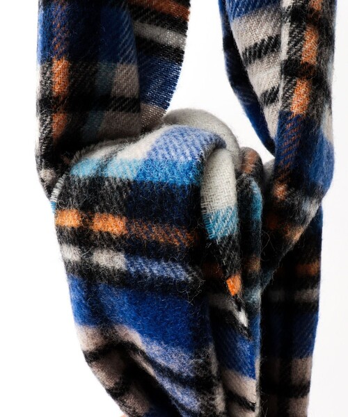 NOLLEY’S(ノーリーズ)の「ベビーウールマフラー35(マフラー・メンズ・ホワイト系その他2/ブラック系その他/グレー系その他/ブルー系その他・FREE)」の14枚目の写真