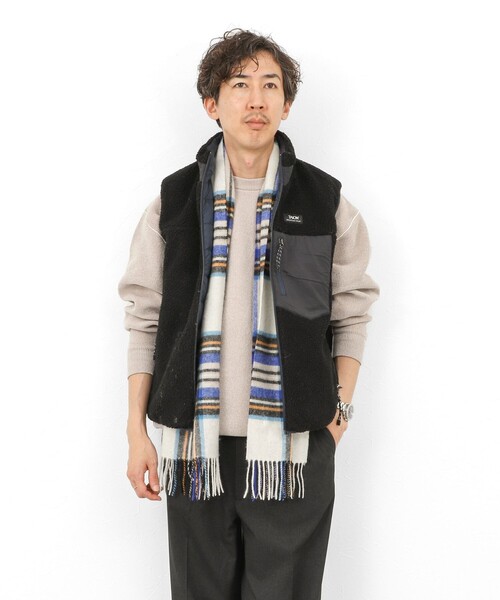 NOLLEY’S(ノーリーズ)の「ベビーウールマフラー35(マフラー・メンズ・ホワイト系その他2/ブラック系その他/グレー系その他/ブルー系その他・FREE)」の17枚目の写真