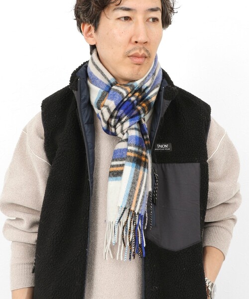 NOLLEY’S(ノーリーズ)の「ベビーウールマフラー35(マフラー・メンズ・ホワイト系その他2/ブラック系その他/グレー系その他/ブルー系その他・FREE)」の18枚目の写真