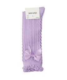 SHOO・LA・RUE（シューラルー）の「サテンリボンハイソックス（ソックス/靴下）」