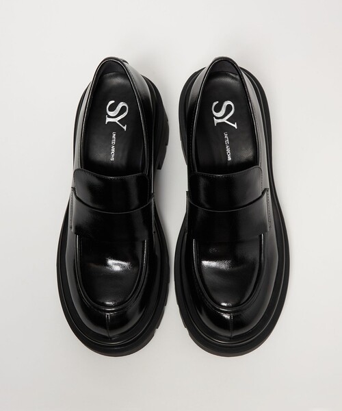 SY UNITED ARROWS(シーユナイテッドアローズ)の「<SY> タンクソールローファー フラット75↑(ローファー・レディース・オフホワイト/シルバー/ブラック・22.5cm/23.5cm/24.5cm/25.5cm)」の5枚目の写真