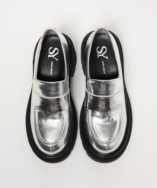 SY UNITED ARROWS(シーユナイテッドアローズ)の「<SY> タンクソールローファー フラット75↑(ローファー・レディース・オフホワイト/シルバー/ブラック・22.5cm/23.5cm/24.5cm/25.5cm)」の15枚目の写真