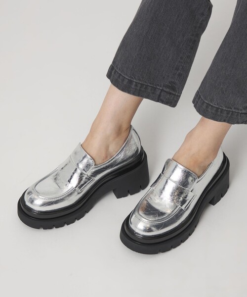 SY UNITED ARROWS(シーユナイテッドアローズ)の「<SY> タンクソールローファー フラット75↑(ローファー・レディース・オフホワイト/シルバー/ブラック・22.5cm/23.5cm/24.5cm/25.5cm)」の20枚目の写真