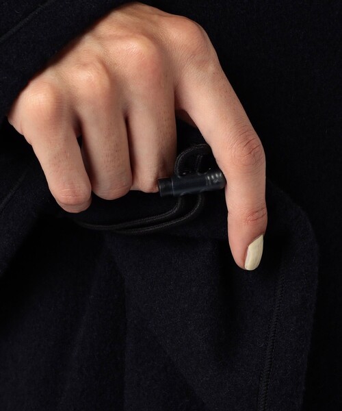 GALERIE VIE(ギャルリー ヴィー)の「ウールカシミヤフリース ハーフジッププルオーバー(Tシャツ/カットソー・レディース・ネイビー/ライトグレー・FREE)」の12枚目の写真