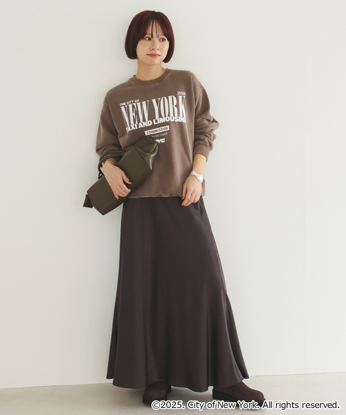 GOOD ROCK SPEED(グッドロックスピード)の「《追加》GOOD ROCK SPEED NEW YORK CITYスウェット 25NYC209W(スウェット・レディース・ブラウン・FREE)」の2枚目の写真