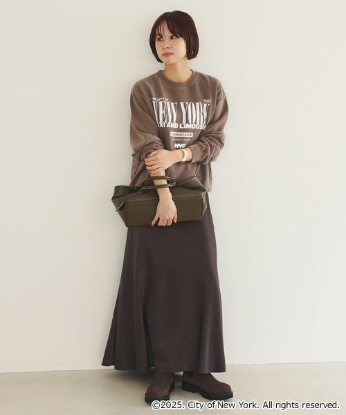 GOOD ROCK SPEED(グッドロックスピード)の「《追加》GOOD ROCK SPEED NEW YORK CITYスウェット 25NYC209W(スウェット・レディース・ブラウン・FREE)」の3枚目の写真