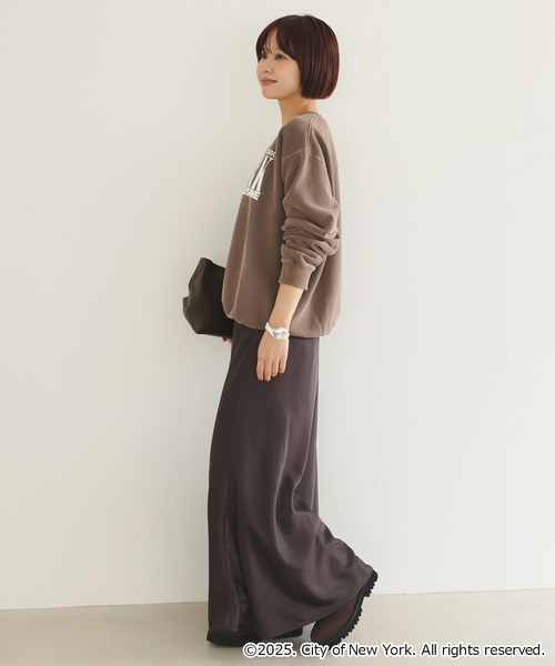 GOOD ROCK SPEED(グッドロックスピード)の「《追加》GOOD ROCK SPEED NEW YORK CITYスウェット 25NYC209W(スウェット・レディース・ブラウン・FREE)」の4枚目の写真