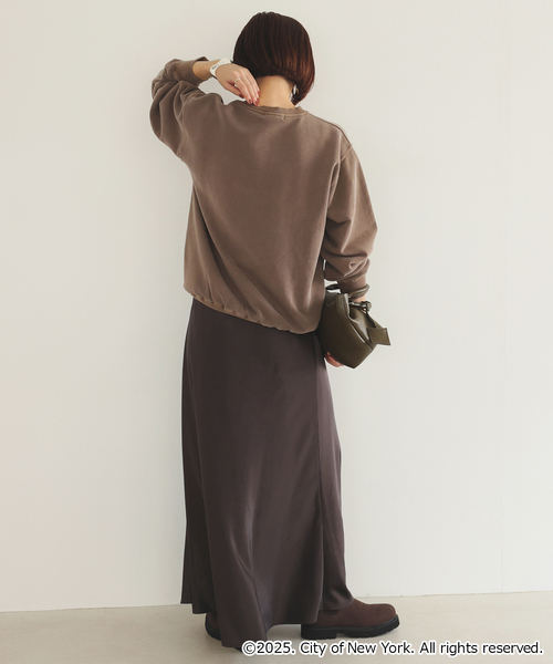 GOOD ROCK SPEED(グッドロックスピード)の「《追加》GOOD ROCK SPEED NEW YORK CITYスウェット 25NYC209W(スウェット・レディース・ブラウン・FREE)」の5枚目の写真