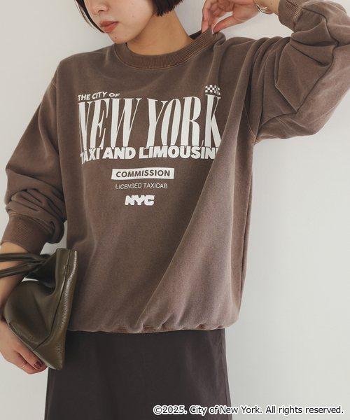 GOOD ROCK SPEED(グッドロックスピード)の「《追加》GOOD ROCK SPEED NEW YORK CITYスウェット 25NYC209W(スウェット・レディース・ブラウン・FREE)」の6枚目の写真