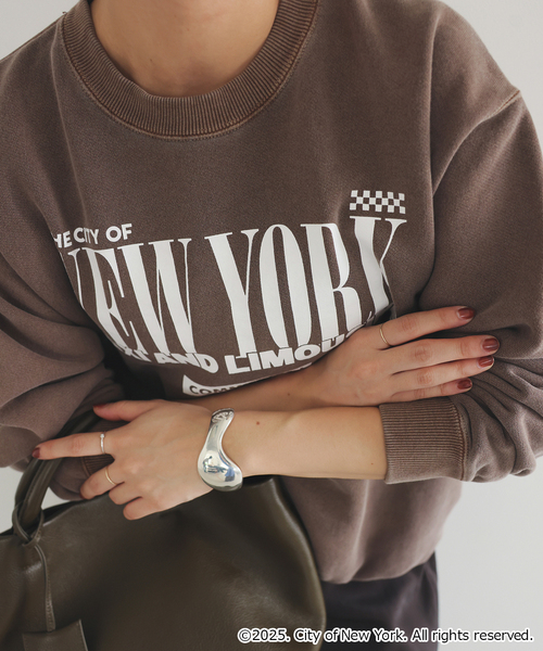GOOD ROCK SPEED(グッドロックスピード)の「《追加》GOOD ROCK SPEED NEW YORK CITYスウェット 25NYC209W(スウェット・レディース・ブラウン・FREE)」の7枚目の写真