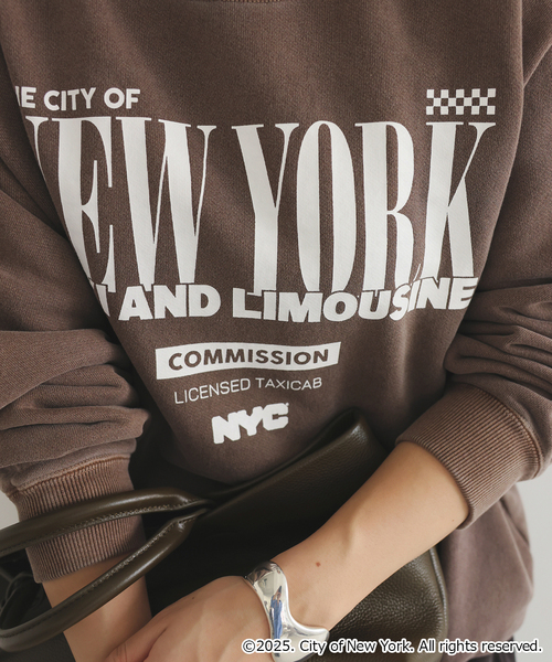 GOOD ROCK SPEED(グッドロックスピード)の「《追加》GOOD ROCK SPEED NEW YORK CITYスウェット 25NYC209W(スウェット・レディース・ブラウン・FREE)」の8枚目の写真