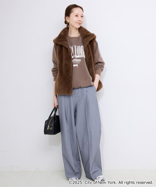 GOOD ROCK SPEED(グッドロックスピード)の「《追加》GOOD ROCK SPEED NEW YORK CITYスウェット 25NYC209W(スウェット・レディース・ブラウン・FREE)」の9枚目の写真