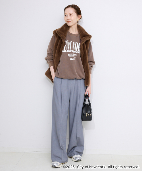 GOOD ROCK SPEED(グッドロックスピード)の「《追加》GOOD ROCK SPEED NEW YORK CITYスウェット 25NYC209W(スウェット・レディース・ブラウン・FREE)」の10枚目の写真