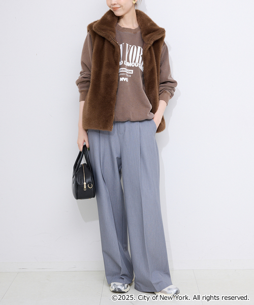 GOOD ROCK SPEED(グッドロックスピード)の「《追加》GOOD ROCK SPEED NEW YORK CITYスウェット 25NYC209W(スウェット・レディース・ブラウン・FREE)」の11枚目の写真