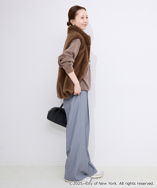 GOOD ROCK SPEED(グッドロックスピード)の「《追加》GOOD ROCK SPEED NEW YORK CITYスウェット 25NYC209W(スウェット・レディース・ブラウン・FREE)」の12枚目の写真