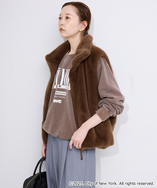 GOOD ROCK SPEED(グッドロックスピード)の「《追加》GOOD ROCK SPEED NEW YORK CITYスウェット 25NYC209W(スウェット・レディース・ブラウン・FREE)」の14枚目の写真