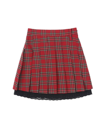SUNNECT（ソネクト）の「STAGE Pleats Skirt - Red（スカート）」