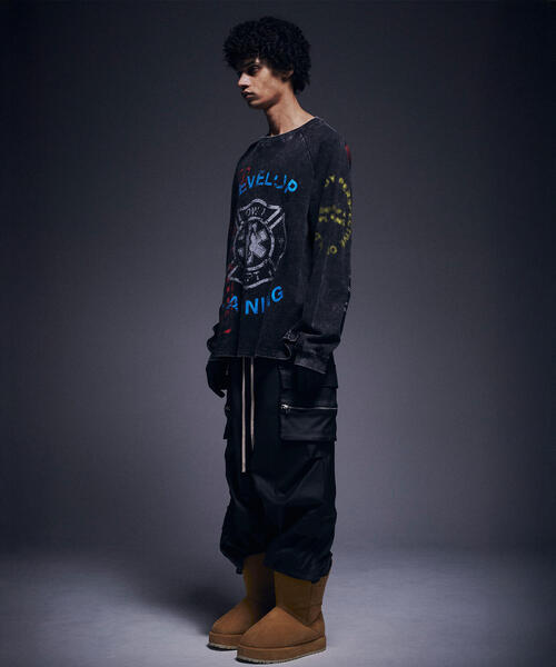 DANKE SCHON（ダンケシェーン）の「DankeSchon/ダンケシェーン/CHEMICAL RAGLAN LST FENTANYL（Tシャツ/カットソー・レディース・ブラック・M/L）」の13枚目の写真