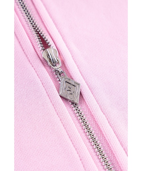 SUPPLIER(サプライヤー)の「ジップフーディ|Faux Fur Cross Zip Hoodie|SUPPLIER(パーカー・メンズ・ピンク・SMALL/LARGE/X-LARGE/XX-LARGE/MEDIUM)」の8枚目の写真