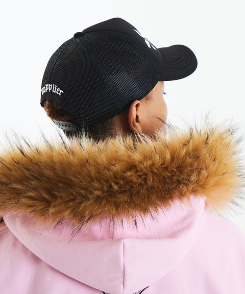 SUPPLIER(サプライヤー)の「ジップフーディ|Faux Fur Cross Zip Hoodie|SUPPLIER(パーカー・メンズ・ピンク・SMALL/LARGE/X-LARGE/XX-LARGE/MEDIUM)」の12枚目の写真