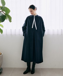 LA MARINE FRANCAISE | スタンドネックヨークワンピース(ワンピース)