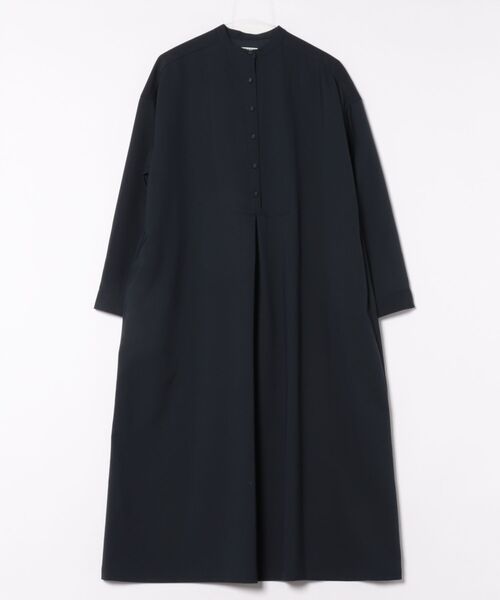 LA MARINE FRANCAISE(マリン フランセーズ)の「スタンドネックヨークワンピース(ワンピース・レディース・インディゴブルー/ネイビー/ベージュ・FREE)」の7枚目の写真