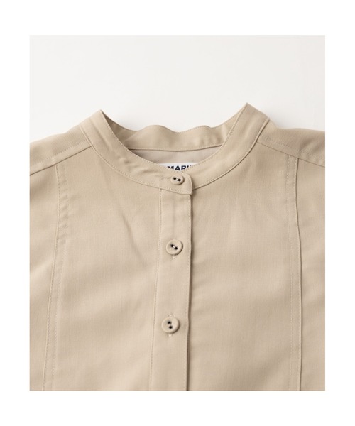 LA MARINE FRANCAISE(マリン フランセーズ)の「スタンドネックヨークワンピース(ワンピース・レディース・インディゴブルー/ネイビー/ベージュ・FREE)」の10枚目の写真