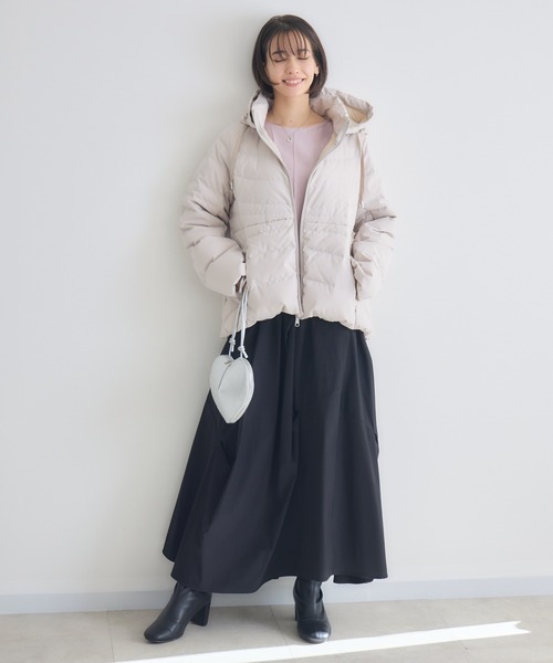 KATHARINE ROSS(キャサリンロス)の「【KATHARINE ROSS】ブレスVictoriaフードジャケット(ダウンジャケット/コート・レディース・ブラック/グレイッシュベージュ・MEDIUM)」の10枚目の写真