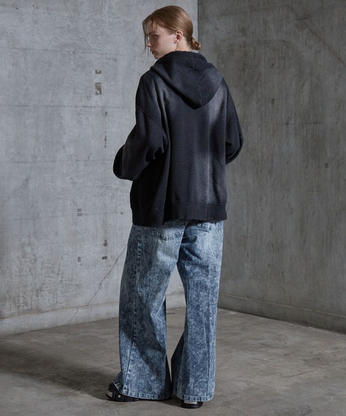 SERACE(セラス)の「【SERACE】Vintage buggy wide flare denim pants / ヴィンテージバギーワイドフレアデニムパンツ(デニムパンツ・メンズ・ブルー/ライトグレー/ブラック・L/M/S)」の6枚目の写真