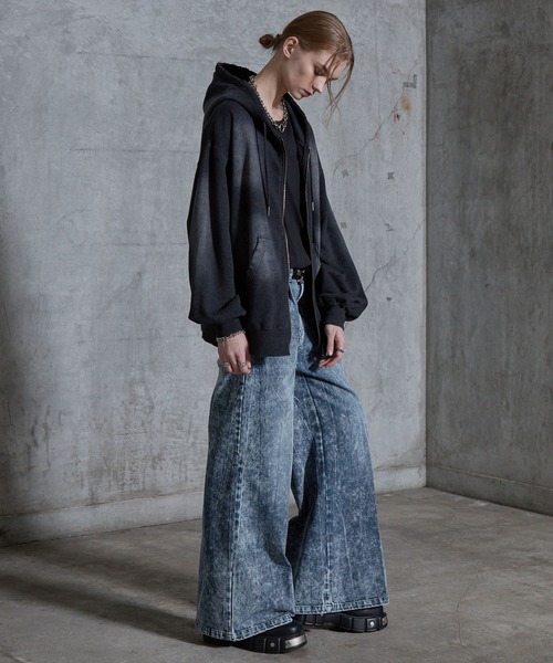 SERACE(セラス)の「【SERACE】Vintage buggy wide flare denim pants / ヴィンテージバギーワイドフレアデニムパンツ(デニムパンツ・メンズ・ブルー/ライトグレー/ブラック・L/M/S)」の8枚目の写真
