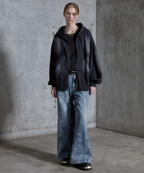 SERACE(セラス)の「【SERACE】Vintage buggy wide flare denim pants / ヴィンテージバギーワイドフレアデニムパンツ(デニムパンツ・メンズ・ブルー/ライトグレー/ブラック・L/M/S)」の10枚目の写真