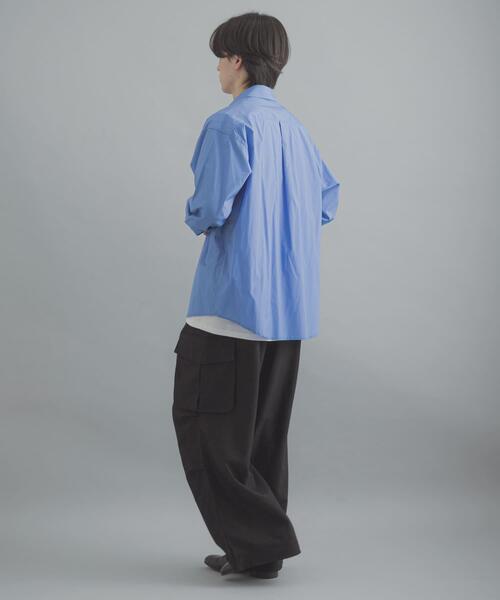 SENSE OF PLACE by URBAN RESEARCH(センスオブプレイスバイアーバンリサーチ)の「ワイドカーゴパンツ(カーゴパンツ・メンズ・オリーブ/ブラック/アイボリー・LARGE/X-SMALL/MEDIUM/SMALL)」の20枚目の写真