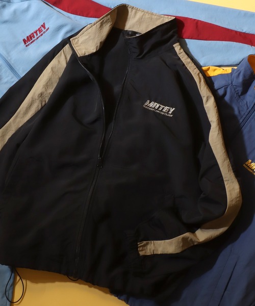セール】Wave Switching Nylon Track Jacket/オーバーサイズ ウェーブ
