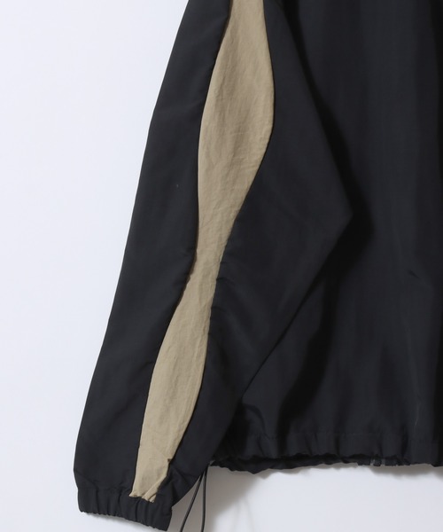 SITRY(シトリー)の「2026AW新色追加 Wave Switching Nylon Track Jacket/オーバーサイズ ウェーブ切り替え ナイロン トラックジャケット ブルゾン(ナイロンジャケット・メンズ・ブルー/ブラック/サックスブルー/グレー・M/L)」の14枚目の写真