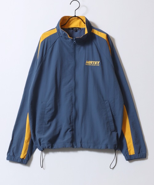 セール】Wave Switching Nylon Track Jacket/オーバーサイズ ウェーブ