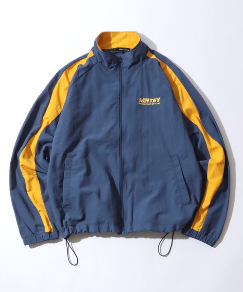 セール】Wave Switching Nylon Track Jacket/オーバーサイズ ウェーブ
